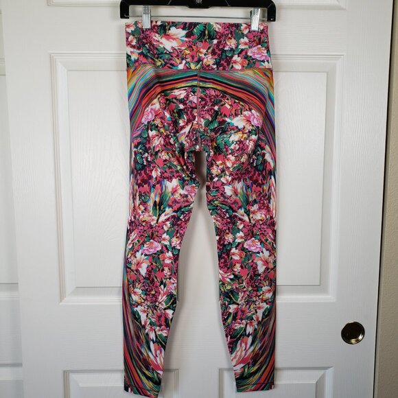 Lululemon Spectrum Wunder Under Hi-Rise Tight  28" Multicolor Floral Size 8 - Picture 4 of 9